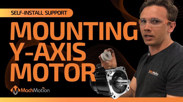 MachMotion Support Mounting Y-Axis Servo Motor