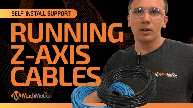 MachMotion Support Running Z-Axis Motor Cables