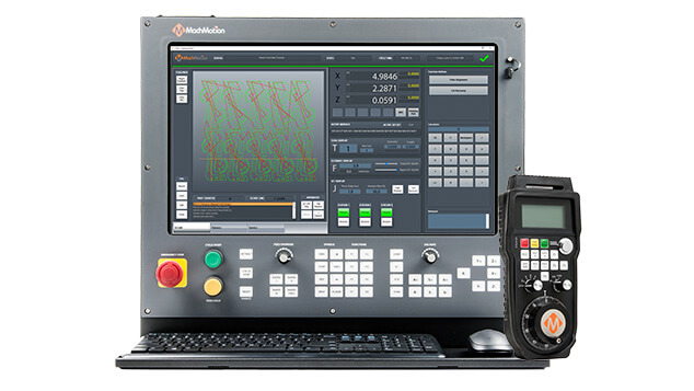 The MachMotion 2000 Series Controller with wireless pendant